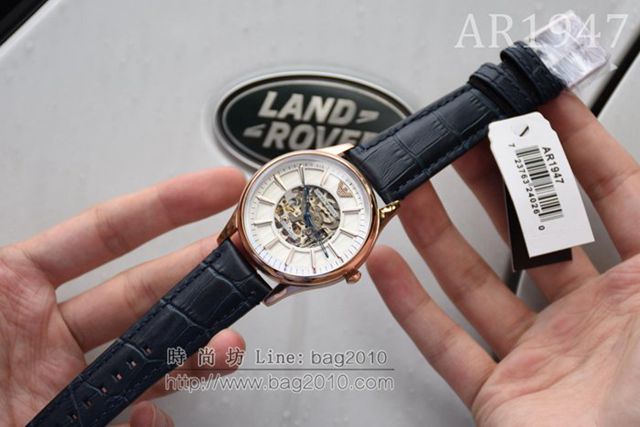 阿瑪尼手錶 Armani原裝西鐵城機械男表 Ar1947 阿瑪尼男士腕表  hds1596